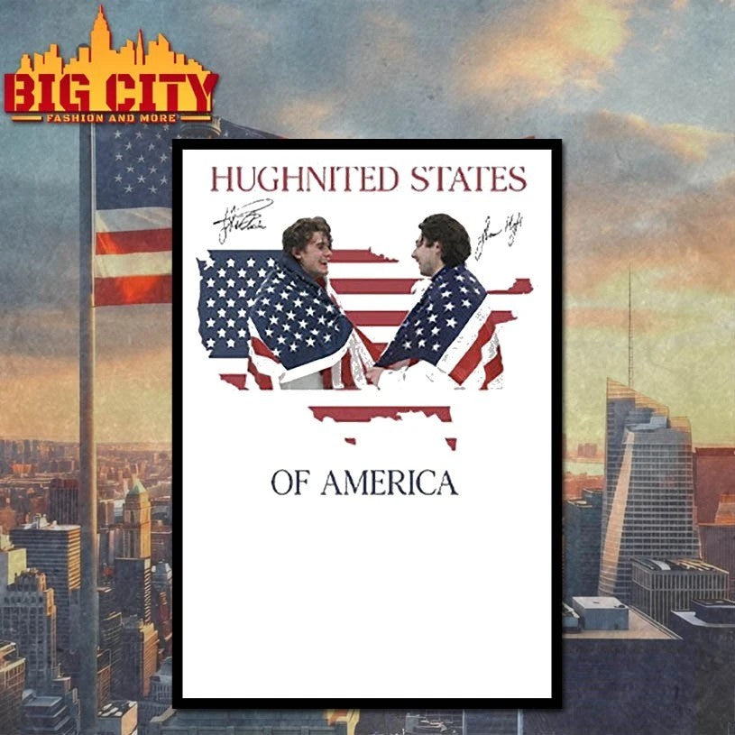 Jack Hughes Hughnited States Of America signature T-shirt
