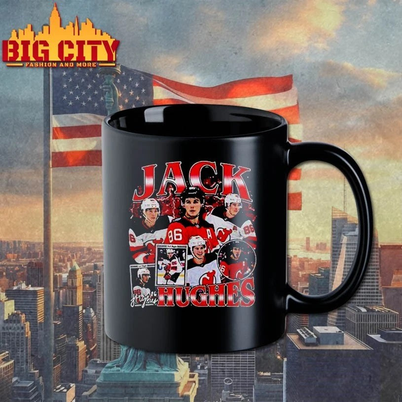 Jack Hughes Ice Hockey American Professional Hockey Championship T-shirt