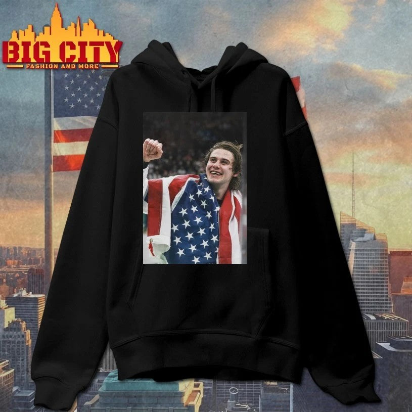 Jack Hughes Ice Hockey Champion Poster T-shirt