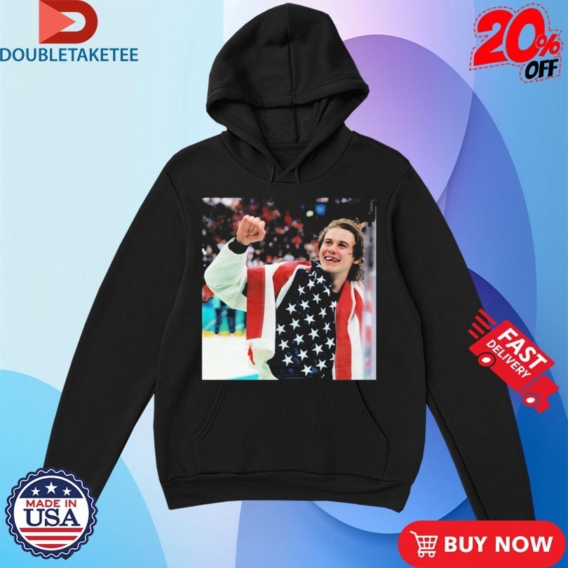 Jack Hughes Teeth Bloody USA Hockey Men’s Team Olympics 2026 Shirts