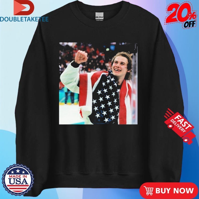 Jack Hughes Teeth Bloody USA Hockey Men’s Team Olympics 2026 Shirts