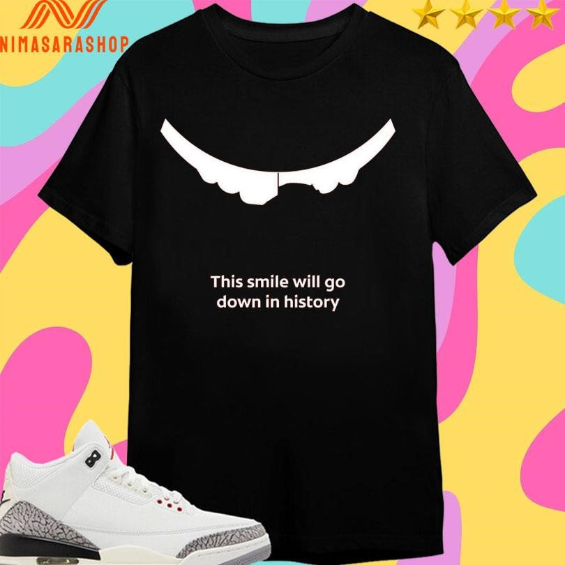 Jack Hughes This Smile Will Go Down In History Shirts