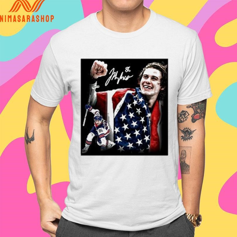 Jack Hughes USA Hockey Gold 2026 Shirts