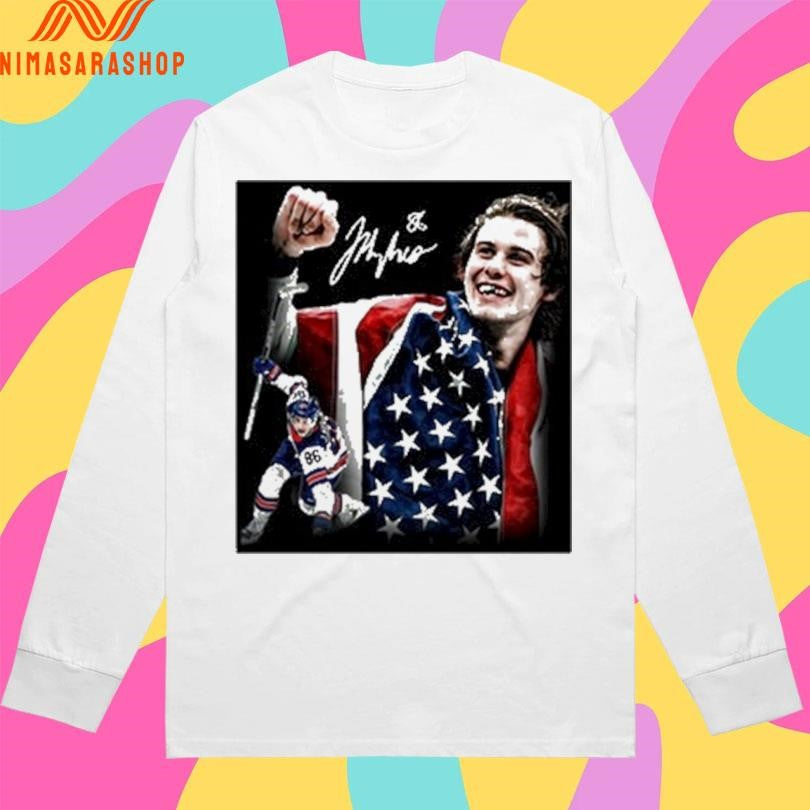 Jack Hughes USA Hockey Gold 2026 Shirts