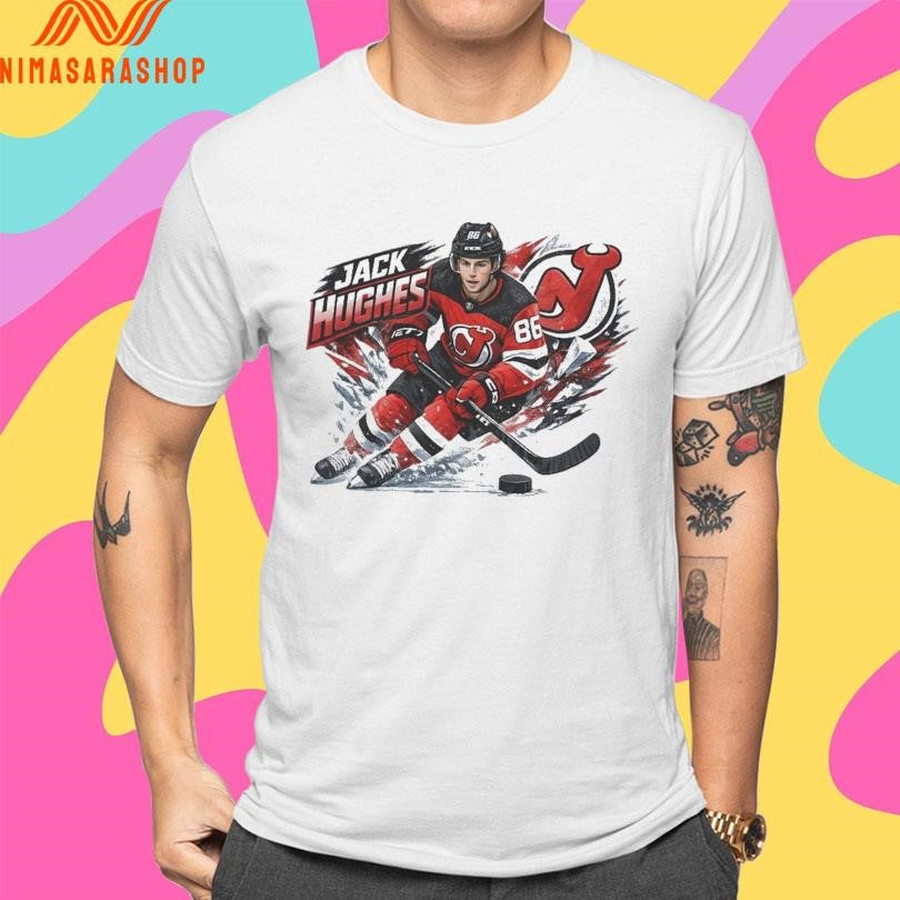 Jack Hughes Usa Gold Hockey New Jersey Devils Fan 2026 Shirts