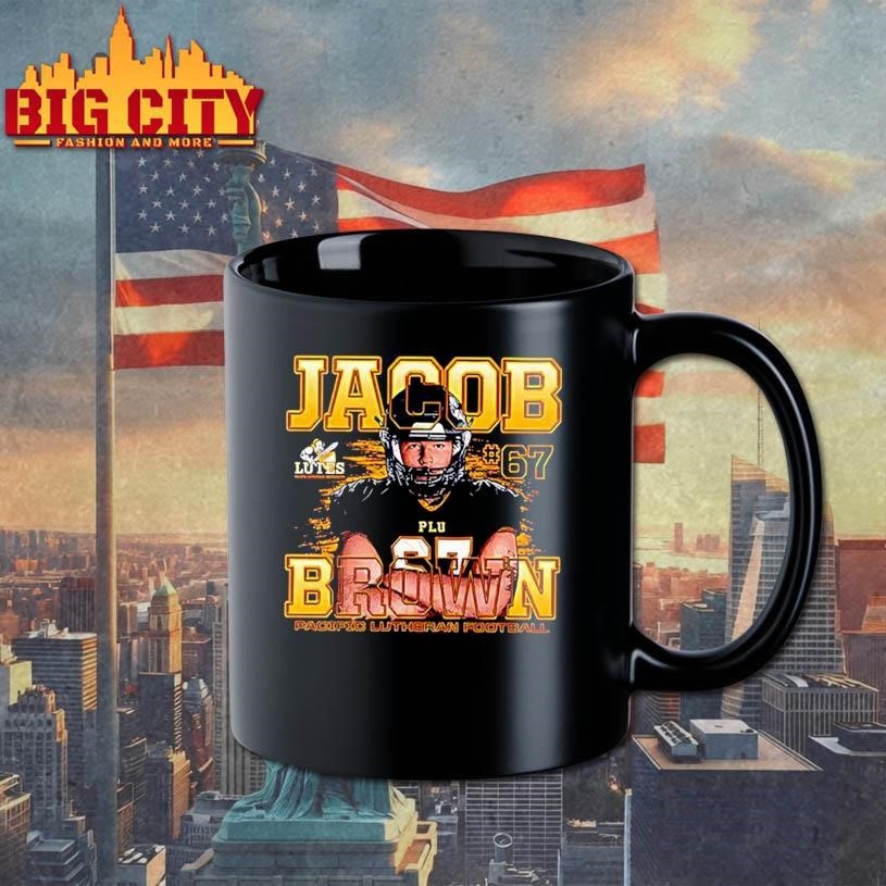 Jacob Brown PLU Football NCAA Caricature Shirt