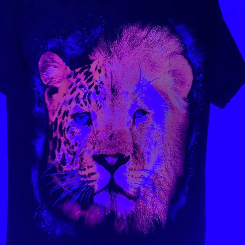 Jaguar and Lion T-shirts Cotton Cotton Black Menswear Hoodie, Sweatshirt | UrbanDripWear.com