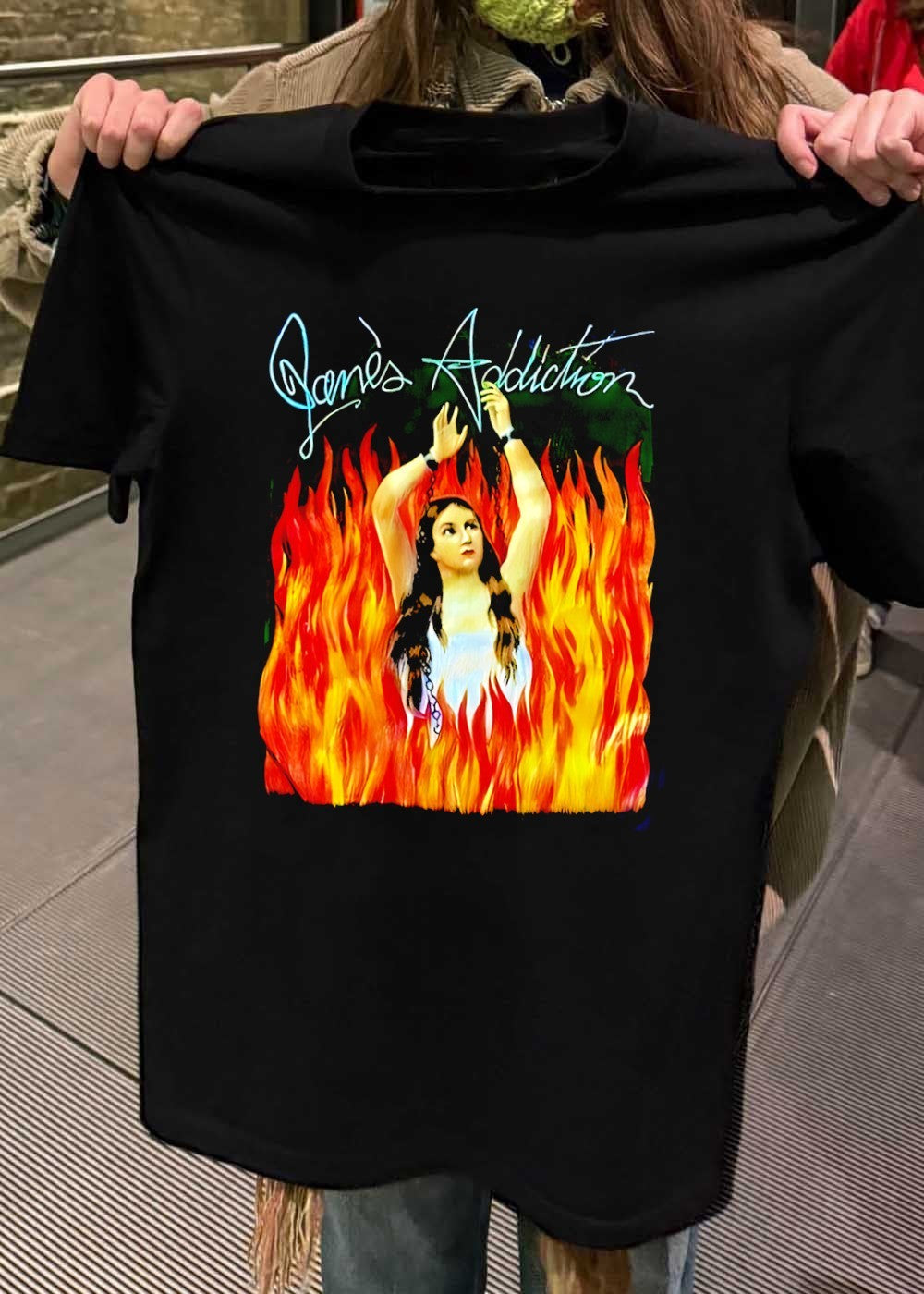 Janes Addiction Burning Woman Chains T-Shirt