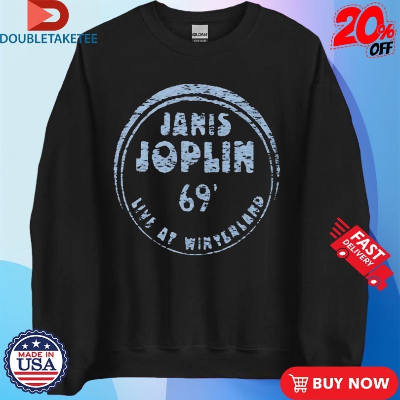 Janis Joplin Live At Winterland 69 Shirts