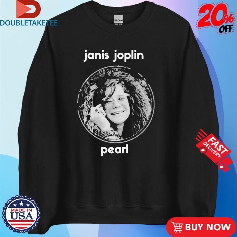 Janis Joplin Pearl Album Photo Shirts