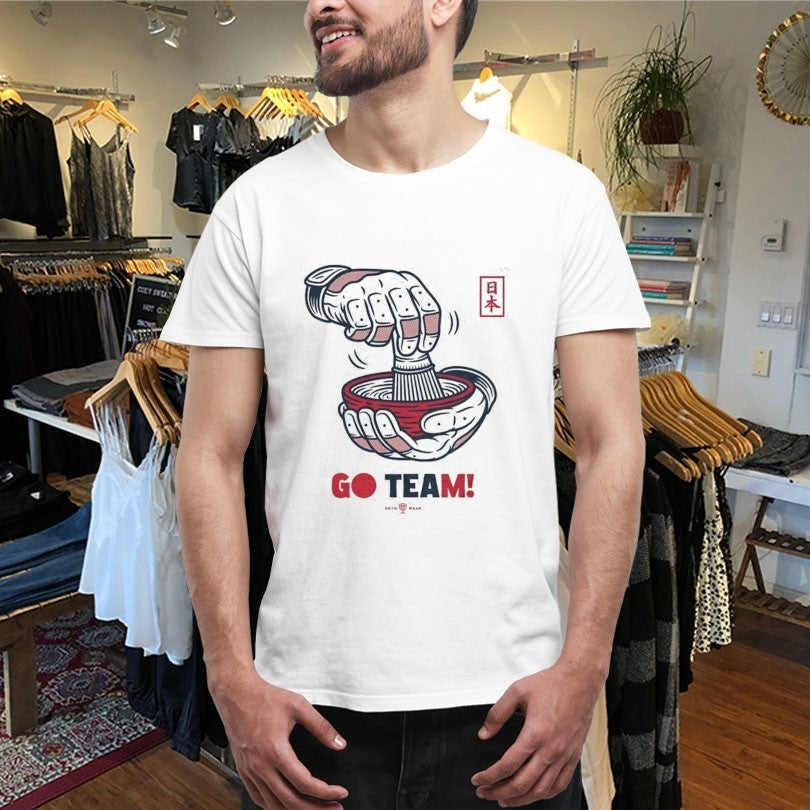 Japan Tea Celebration Go Team Baseball Shirts