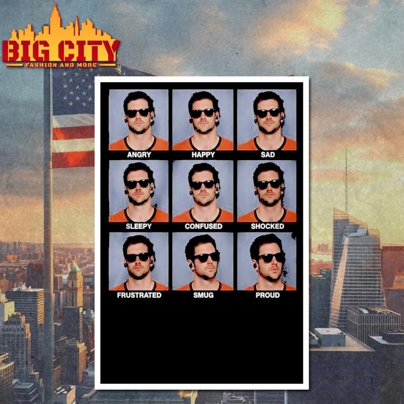 Jarrett Stidham Emotions Angry Happy Sad Shirt