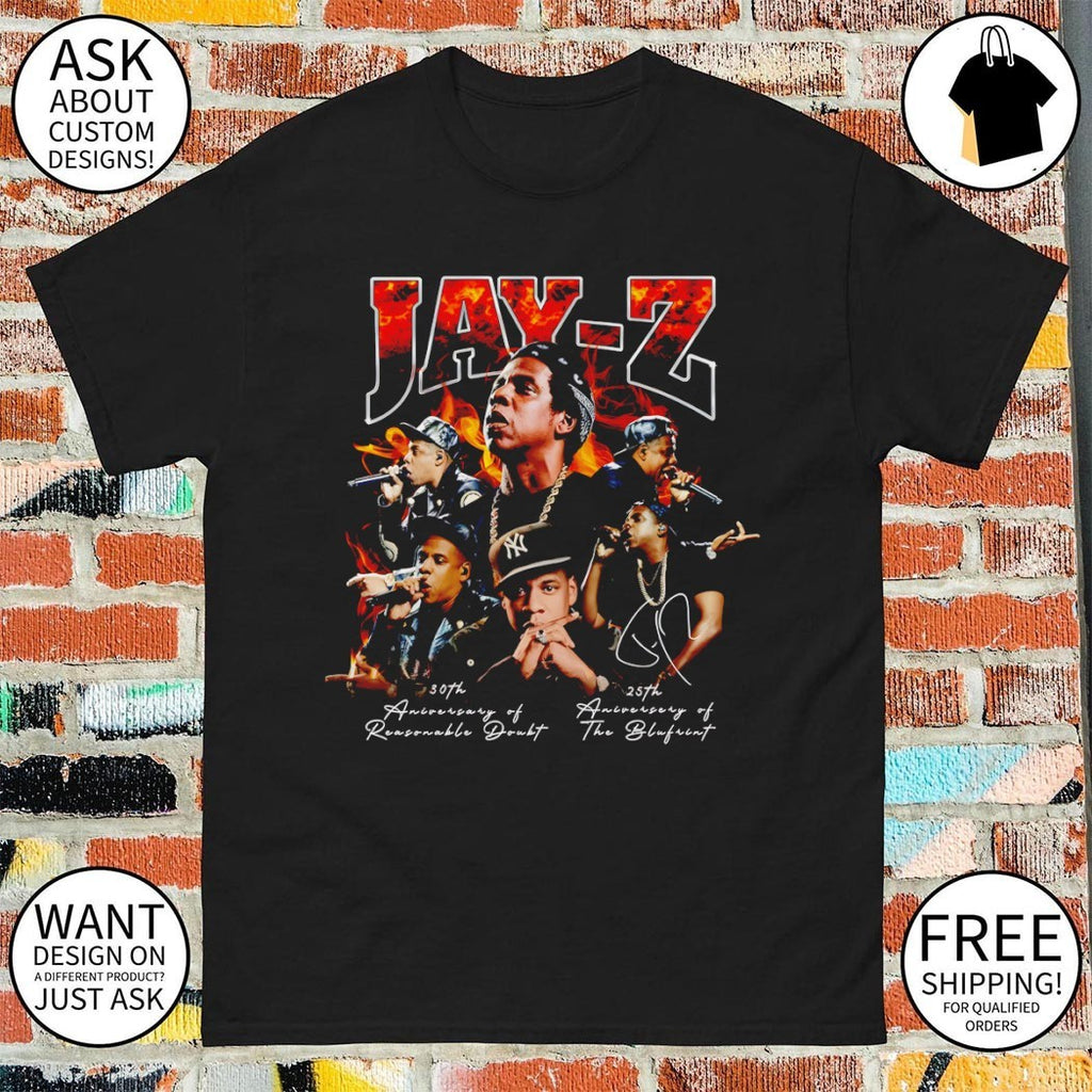 Jay-Z Reasonable Doubt 30th Anniversary signature 1996-2026 graphic shirt