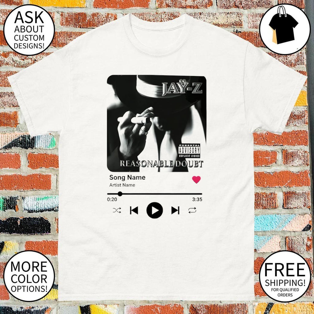 Jay Z Reasonable Doubt Song Name Artist Name Parental Advisory Explicit Content shirt
