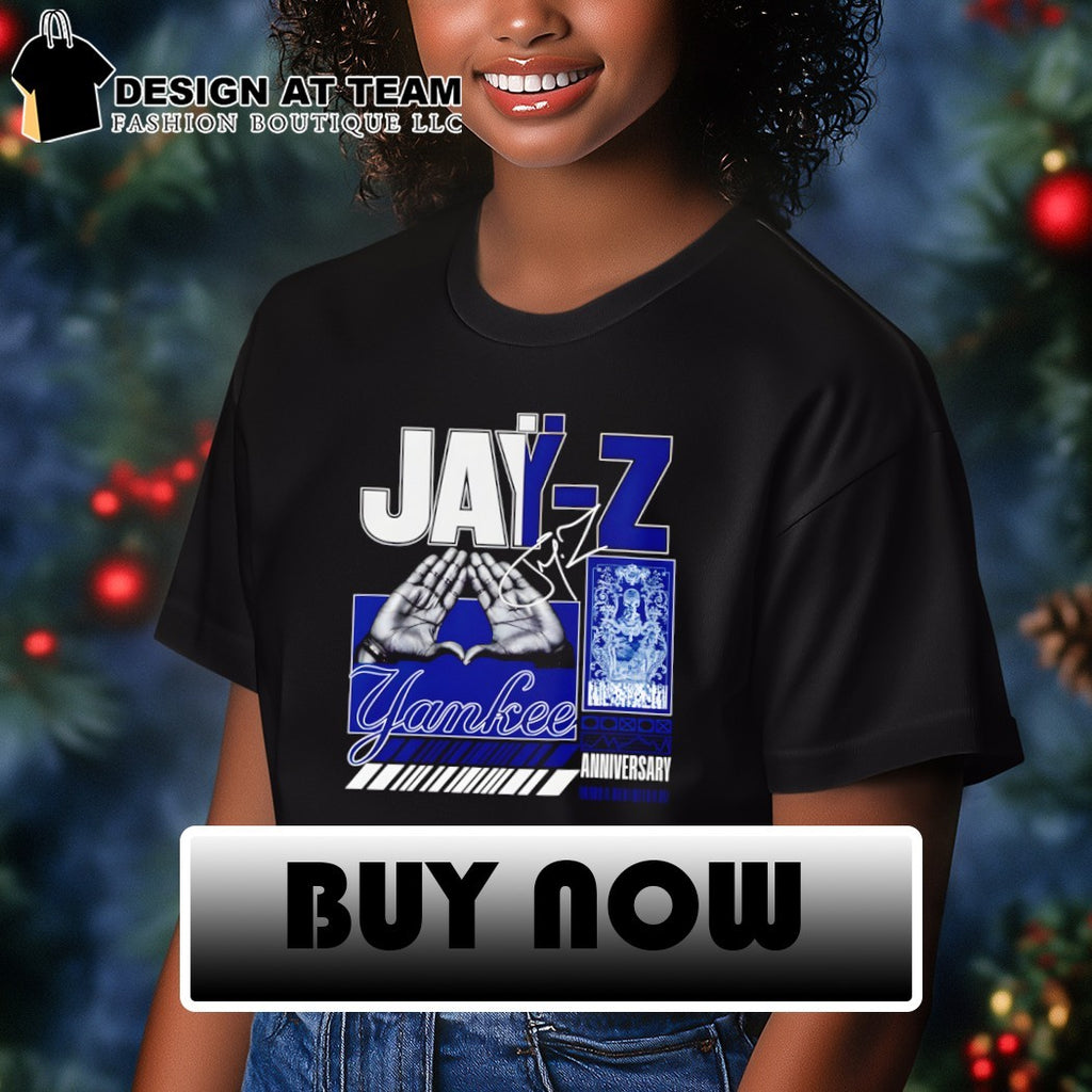 Jay-Z Yankee Stadium The Blueprint Reasonable Doubt 25th Anniversary signature shirt