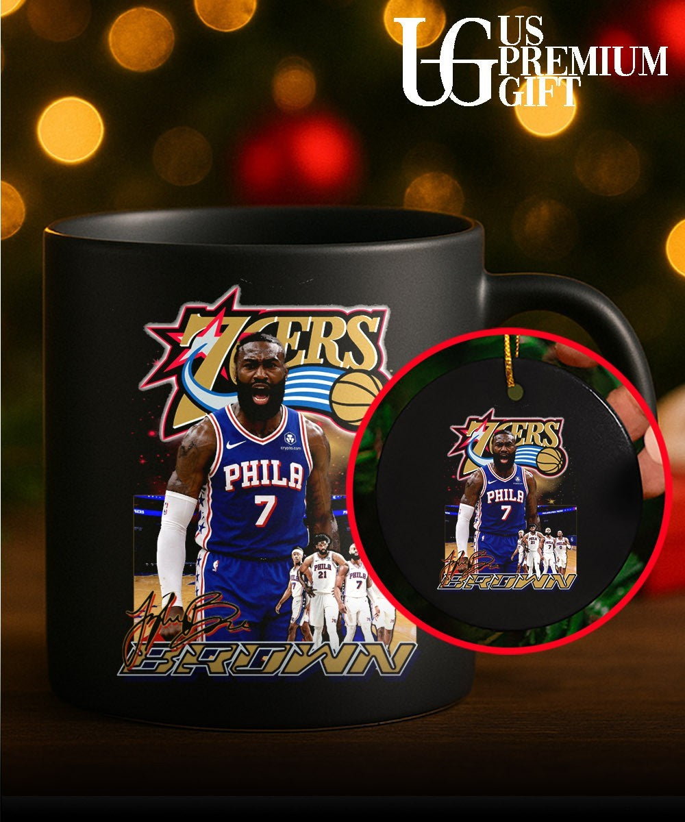 Jaylen Brown Phila 7 Philadelphia 76ers basketball shirt