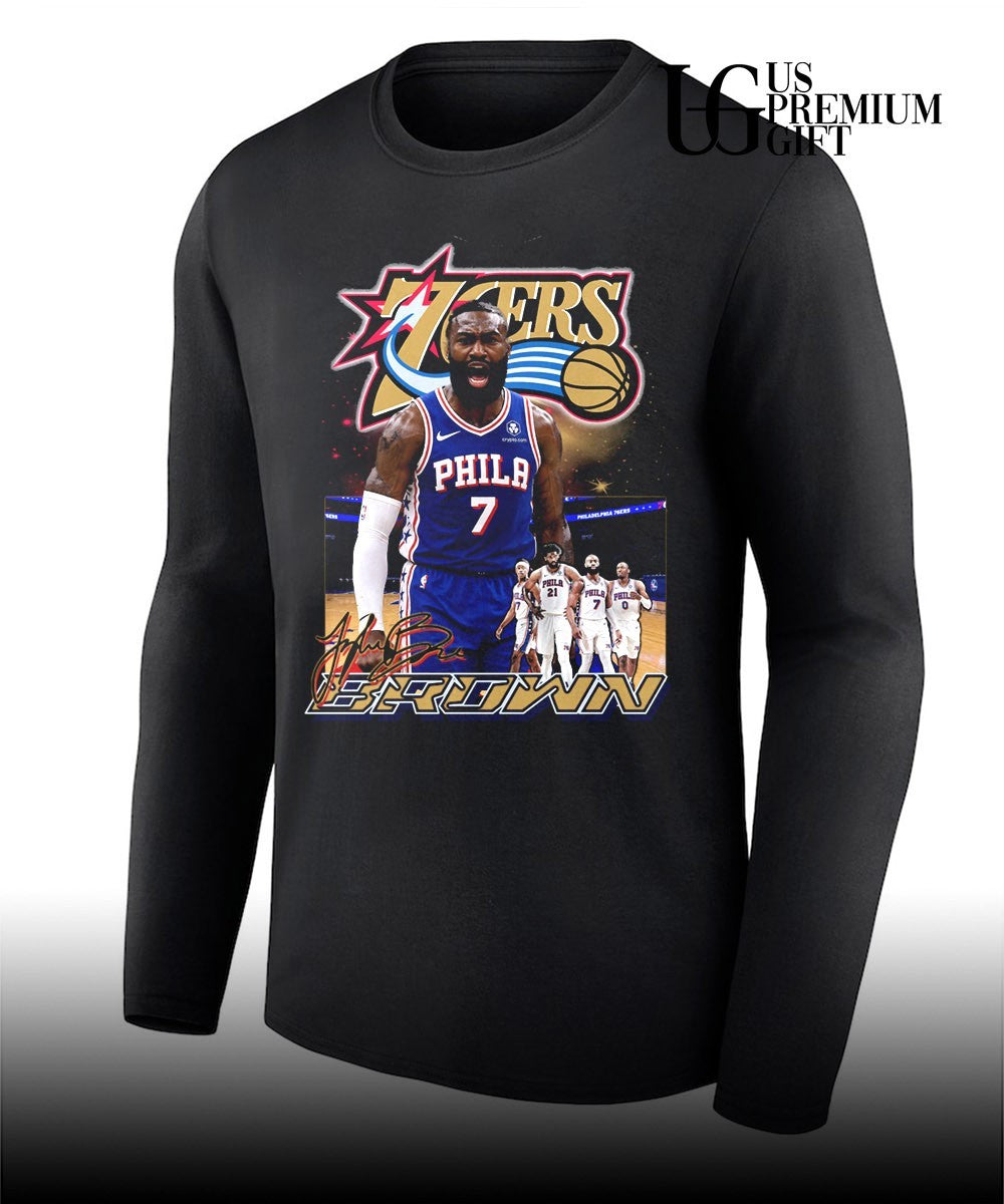Jaylen Brown Phila 7 Philadelphia 76ers basketball shirt
