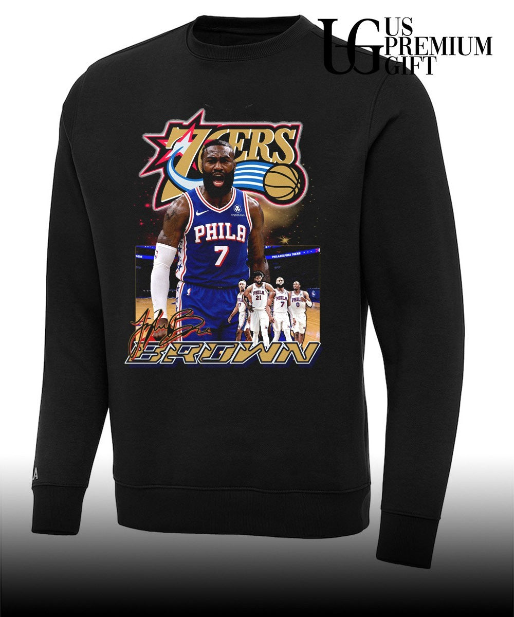 Jaylen Brown Phila 7 Philadelphia 76ers basketball shirt
