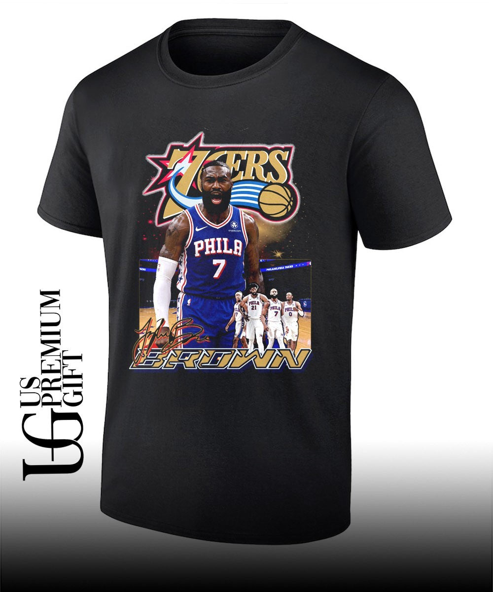 Jaylen Brown Phila 7 Philadelphia 76ers basketball shirt