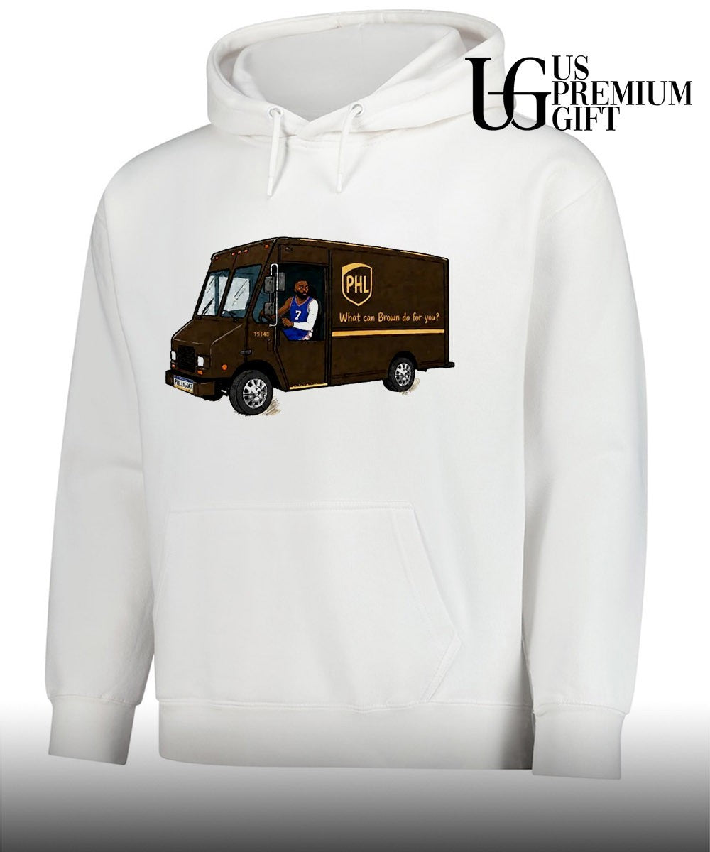 Jaylen Brown driving car PHL What Can Brown Do For You shirt