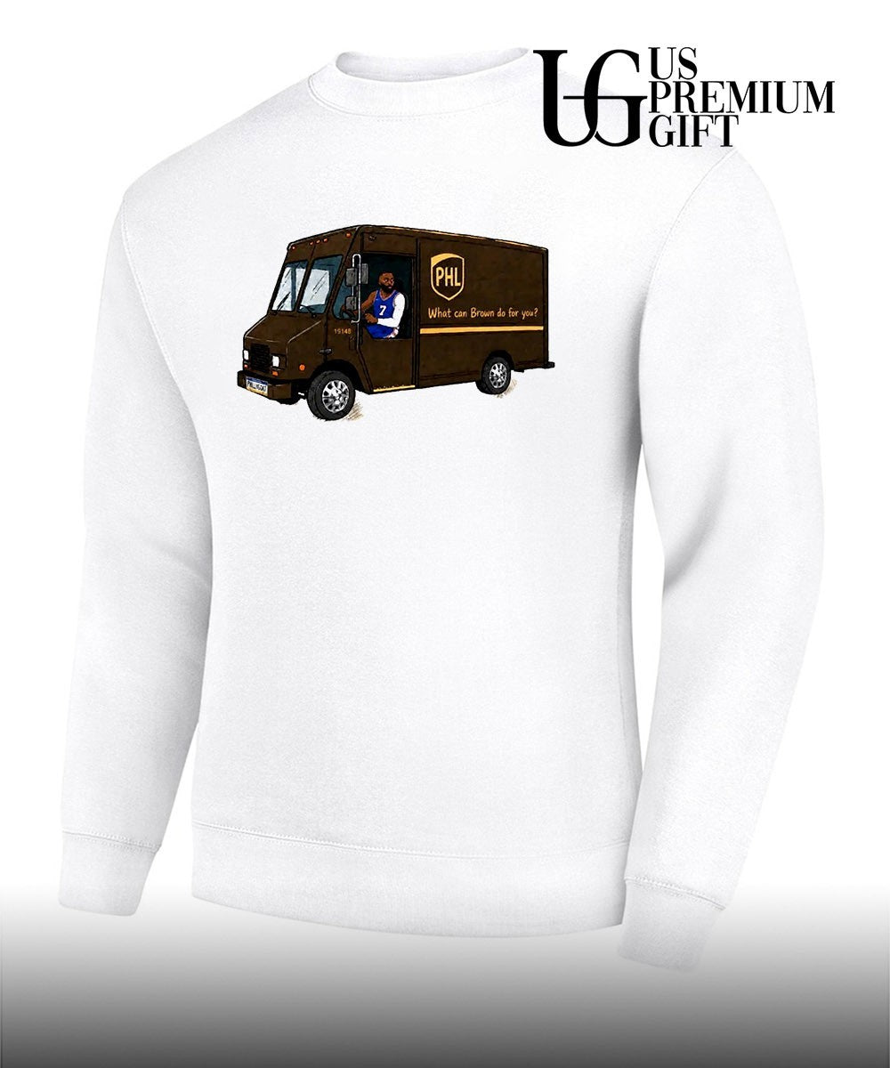 Jaylen Brown driving car PHL What Can Brown Do For You shirt