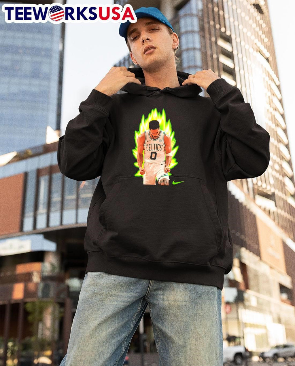 Jayson Tatum Power Up Celtics T-Shirt