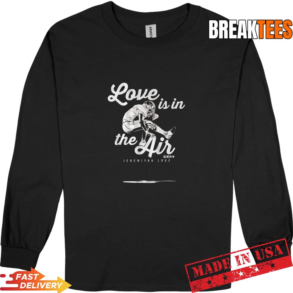 Jeremiyah Love Is In The Air NFLPA Shirt