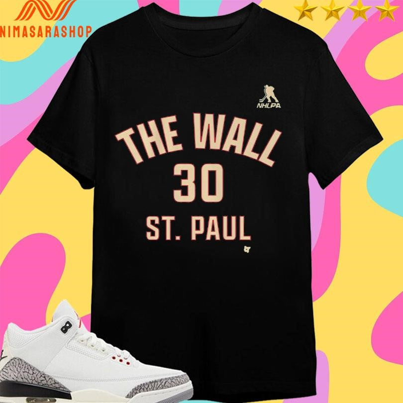 Jesper Wallstedt Minnesota Wild The Wall Of St. Paul Name & Number Shirts