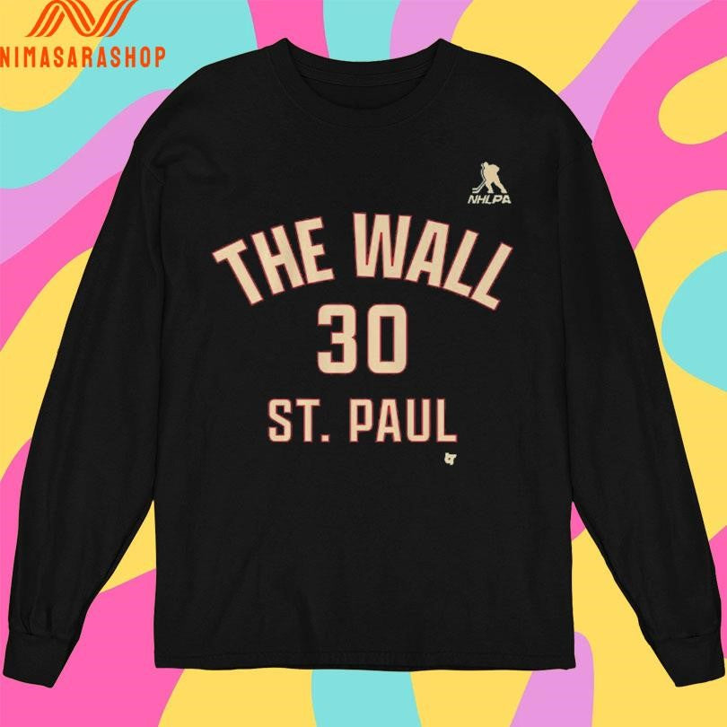 Jesper Wallstedt Minnesota Wild The Wall Of St. Paul Name & Number Shirts