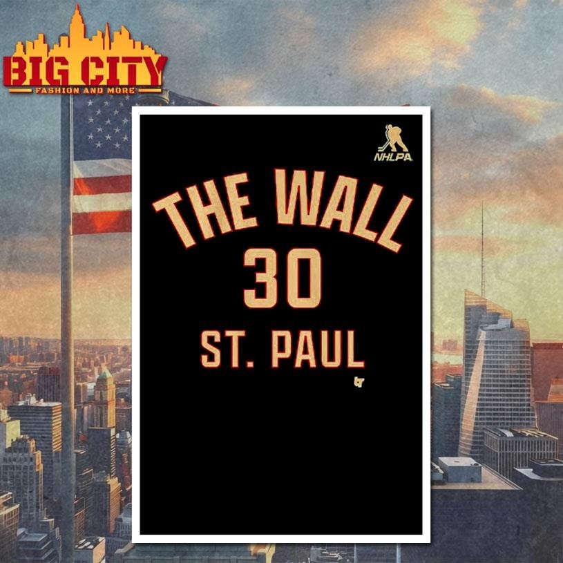 Jesper Wallstedt The Wall of St. Paul #30 Shirt