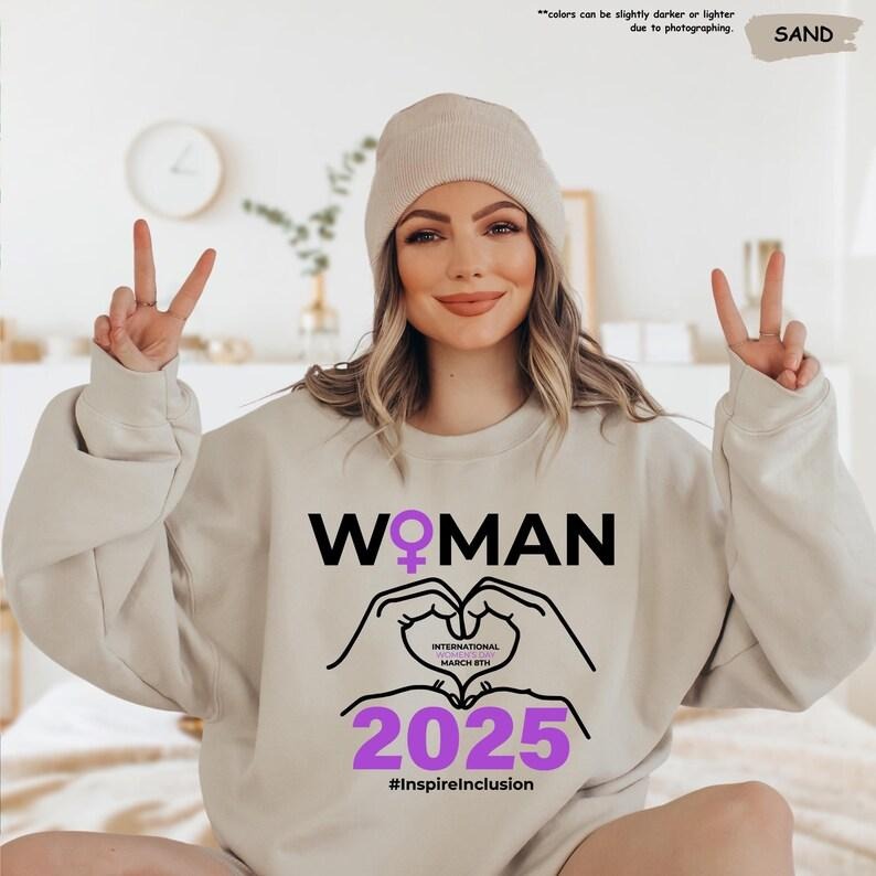 Jessie J Ross International Women's Day 2025 Sweatshirt, Women's Day Sweatshirt,Inspire Inclusion Gift,March 8...