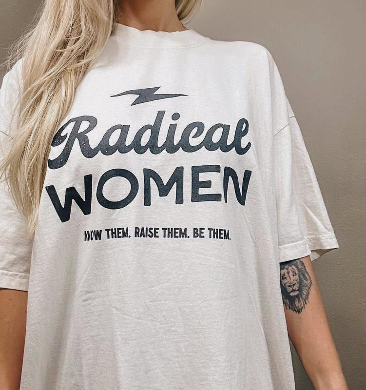 Jessie J Ross Radical Woman T-shirt, Feminist Empowering Graphic Sweatshirt Hippie Boho Hoodie, Unisex Graphic Tee,...