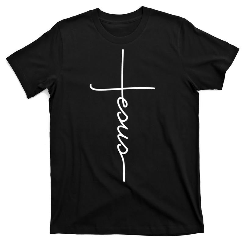Jesus Christ Faith Christian Cross Logo T-Shirt Menswear Top Hoodie, Sweatshirt | UrbanDripWear.com
