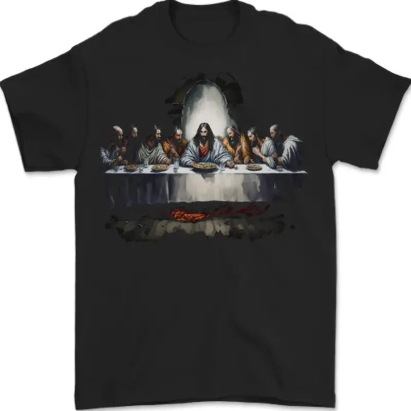 Jesus Christ The Last Supper Mens T-Shirt Hoodie, Sweatshirt | UrbanDripWear.com