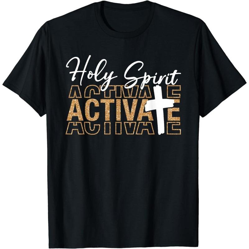 Jesus Christians Holy Spirit Activate Religious Men Women T-Shirt Made in USA Hoodie, Sweatshirt | UrbanDripWear.com
