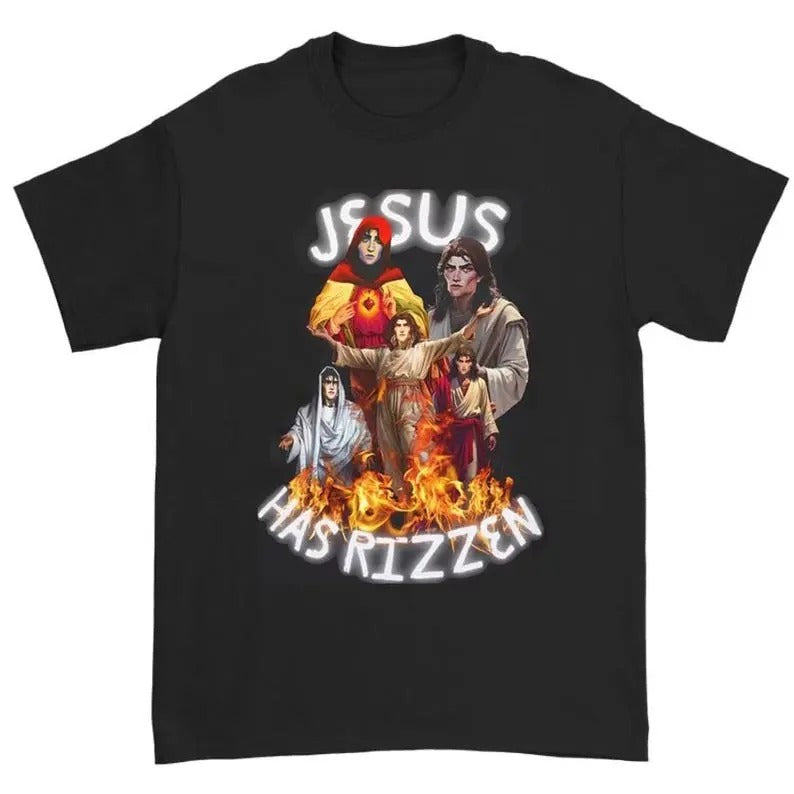 Jesus Has Rizzen Arcane Viktor Meme T-Shirt, Viktor Jesus Unisex Graphic Vintage-style T-Shirt, Viktor Arcane 2 Shirt...