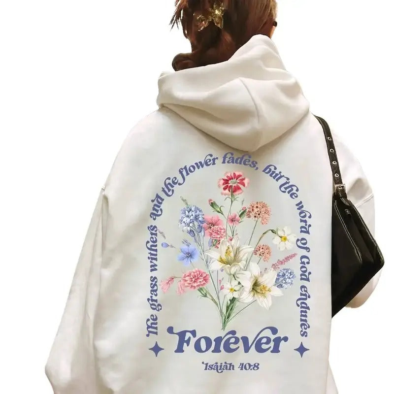 Jesus Hoodie Aesthetic Christian Sweatshirt Womens Religious Shirt Womenswear Cotton | UrbanDripWear.com