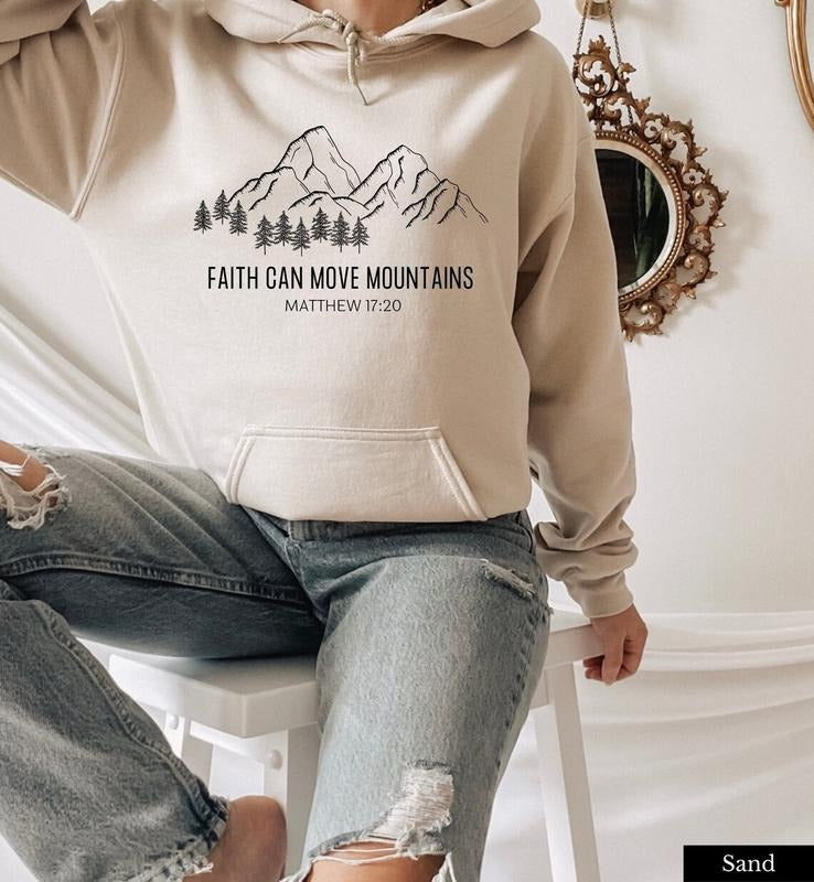 Jesus Hoodie Faith Sweatshirts Christian Hoodie Christian Hoodies Christian Sweatshirt Cotton Sweaters T-Shirts
