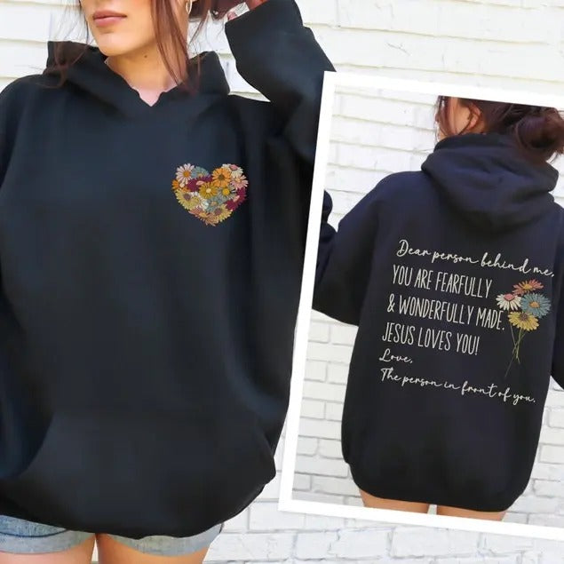 Jesus Loves You Hoodie Aesthetic Jesus Hoodie Trendy Oversized Christian Sweatshirt Faith Pullover Cute Christian Teen...