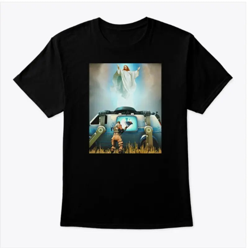 Jesus Resurrection Fortnite Shirt, Gift for him, Gift for her, UNISEX Tshirt Hoodie, Sweatshirt | UrbanDripWear.com