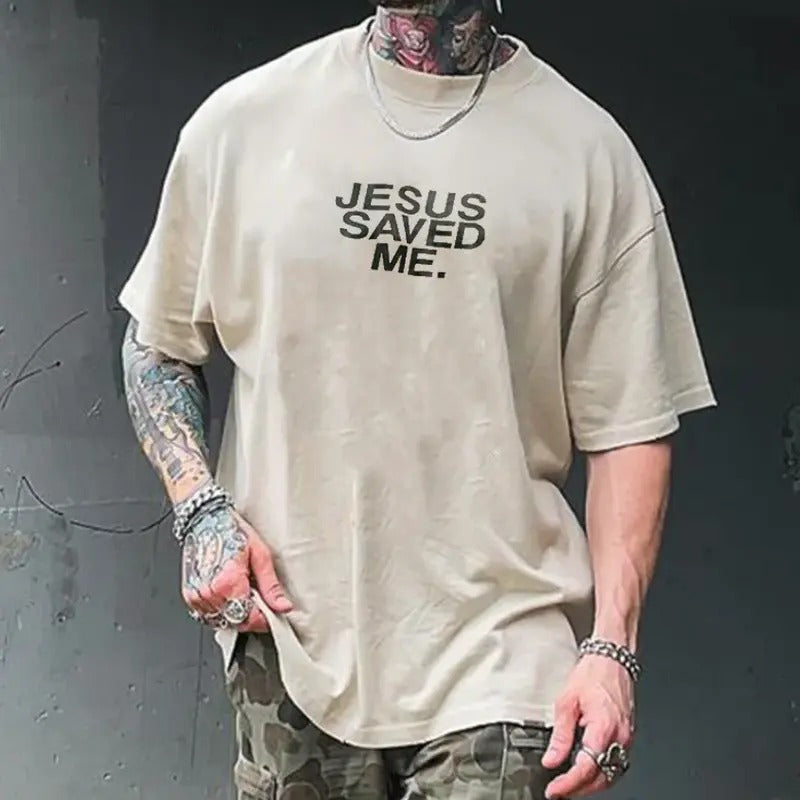 Jesus Save Me Crew T-shirt Menswear Top Tshirt Streetwear Hoodie, Sweatshirt | UrbanDripWear.com