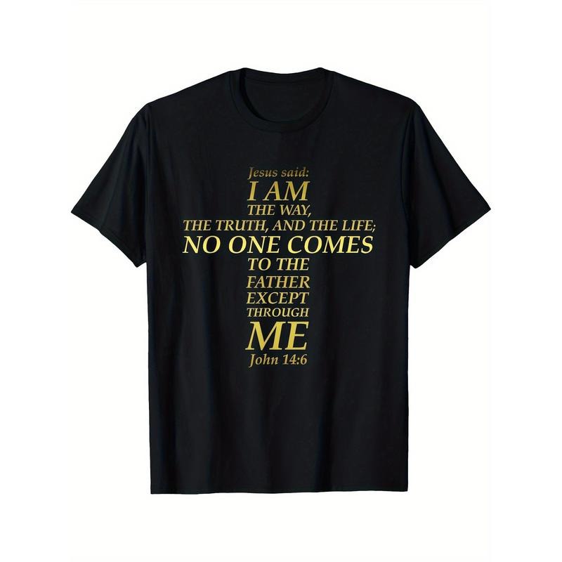 Jesus Way Truth Life Verse Scripture John 14:6 T-Shirt, Men's T-Shirt made in usa Hoodie, Sweatshirt | UrbanDripWear.com