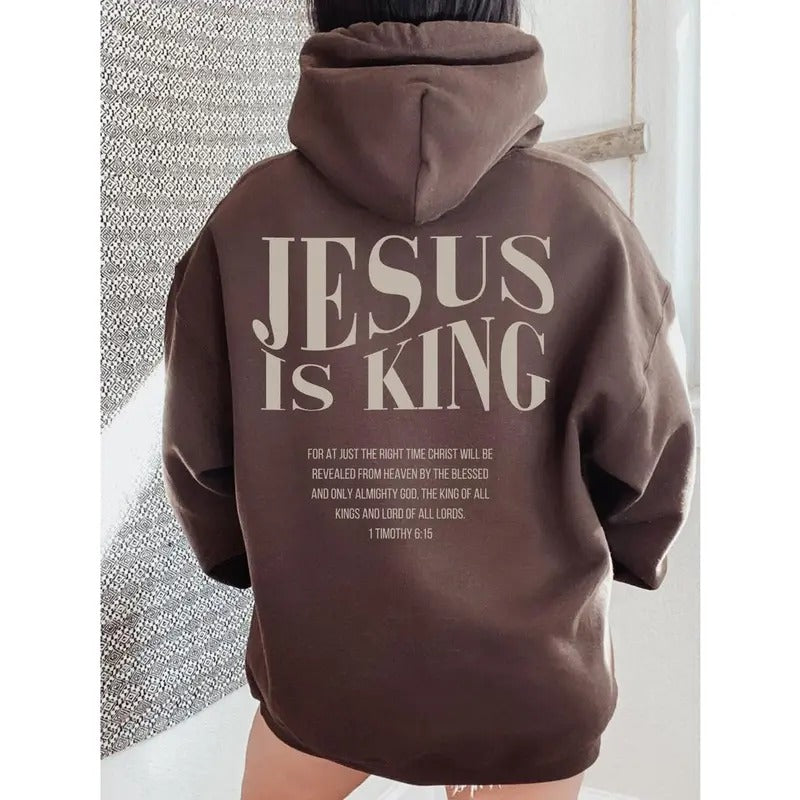 Jesus is king sweatshirt Jesus hoodie Christian merch streetwear shirt | UrbanDripWear.com
