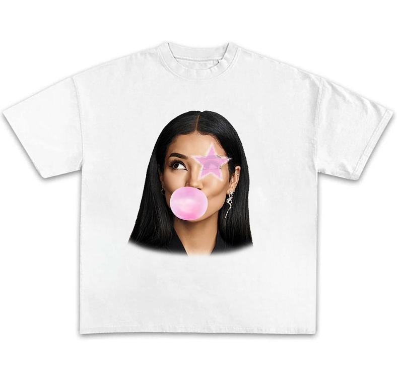 Jhene Shirt, Jhenne Aiiko Bubble Star Shirt Graphic Tee Gift Fans Rap Music Hoodie, Sweatshirt | UrbanDripWear.com