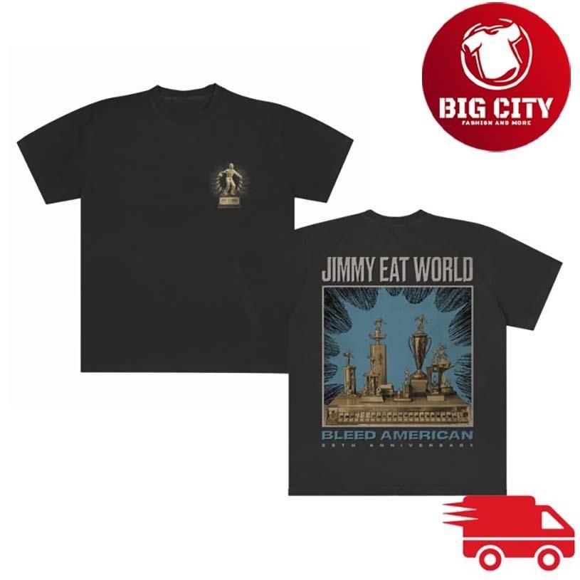 Jimmy Eat World Bleed American 25Th Anniversary 2026 Two Sided Shirt