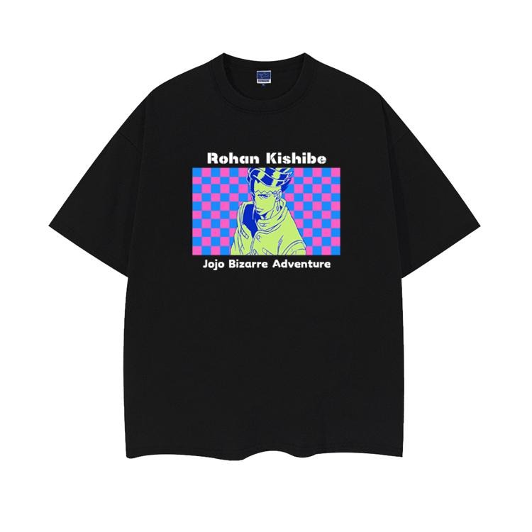 JoJo's Bizarre Adventure "Rohan Kishibe" Heavyweight Vintage Tee 100% Cotton OVERSIZED Anime T-shirt Menswear Top anime...