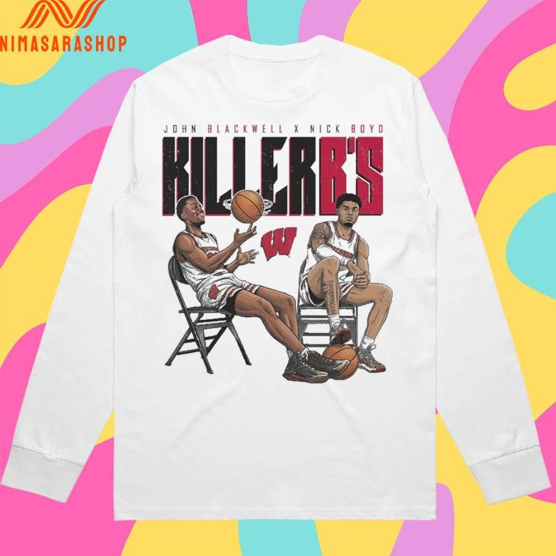 John Blackwell X Nick Boyd Killer B’s Wisconsin Badgers Men’s Basketball Shirts