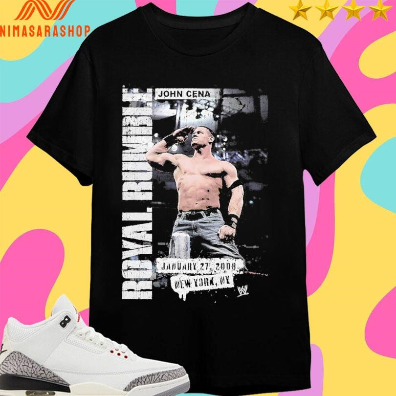 John Cena Royal Rumble January 27 2008 New York Ny Shirts
