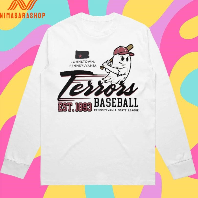 Johnstown Pennsylvania Terrors Baseball Pennsylvania State League Est 1893 Shirts