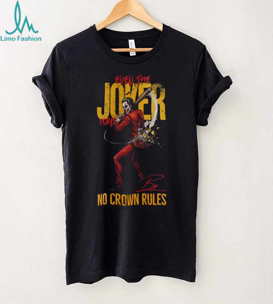 Joker No Crown Rules Atlanta Braves Baseball Jersey T Shirt